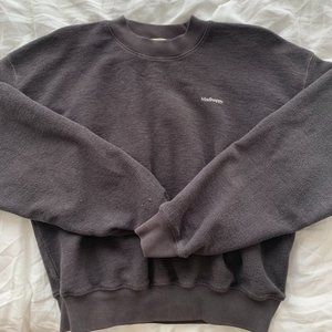 MadHappy Fresh Terry Crew Neck in Dark Grey